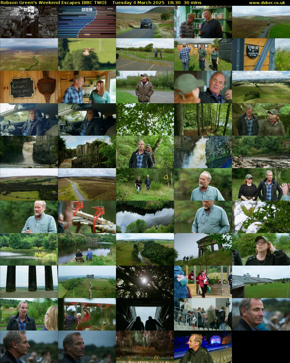 Robson Green's Weekend Escapes (BBC TWO) Tuesday 4 March 2025 18:30 - 19:00