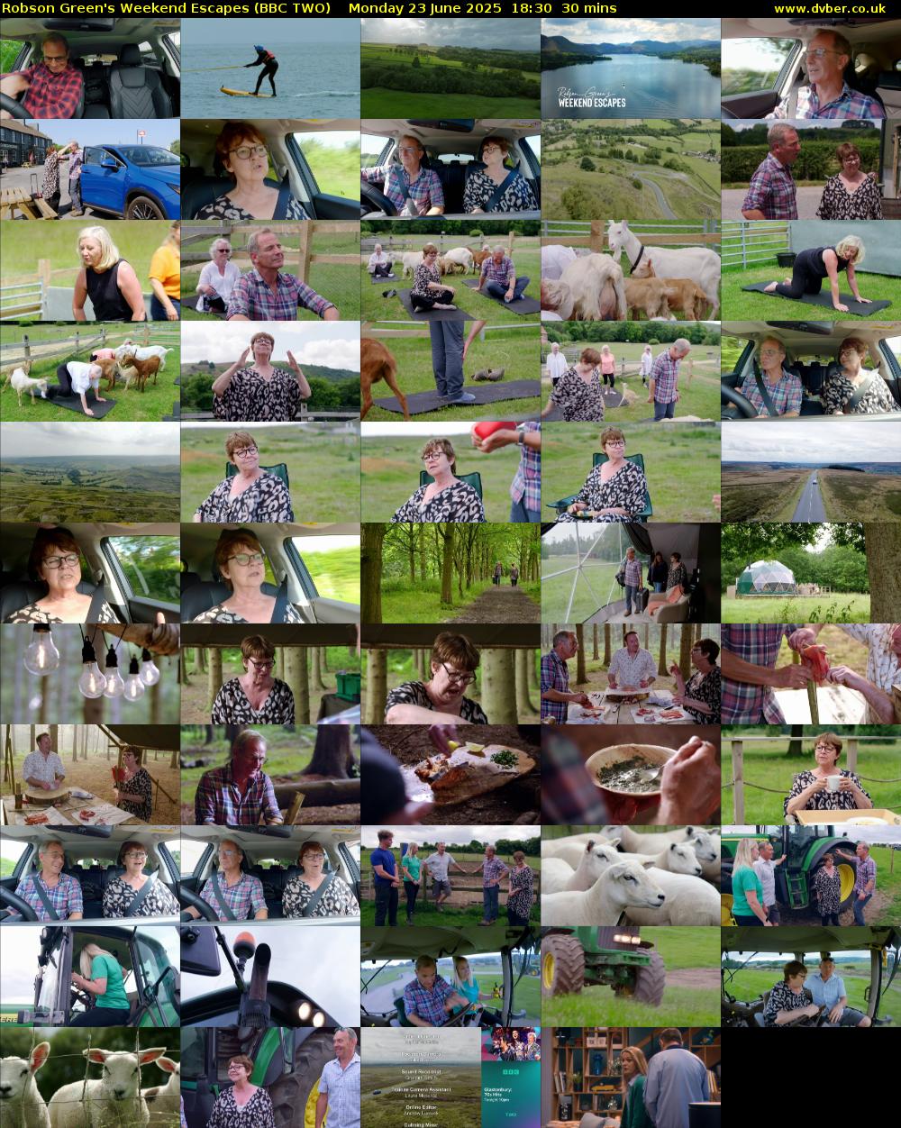 Robson Green's Weekend Escapes (BBC TWO) Monday 23 June 2025 18:30 - 19:00