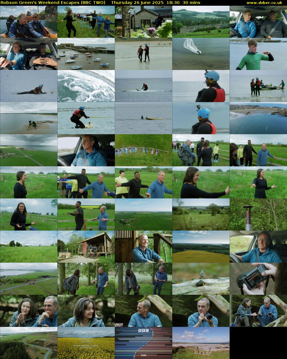 Robson Green's Weekend Escapes (BBC TWO) Thursday 26 June 2025 18:30 - 19:00