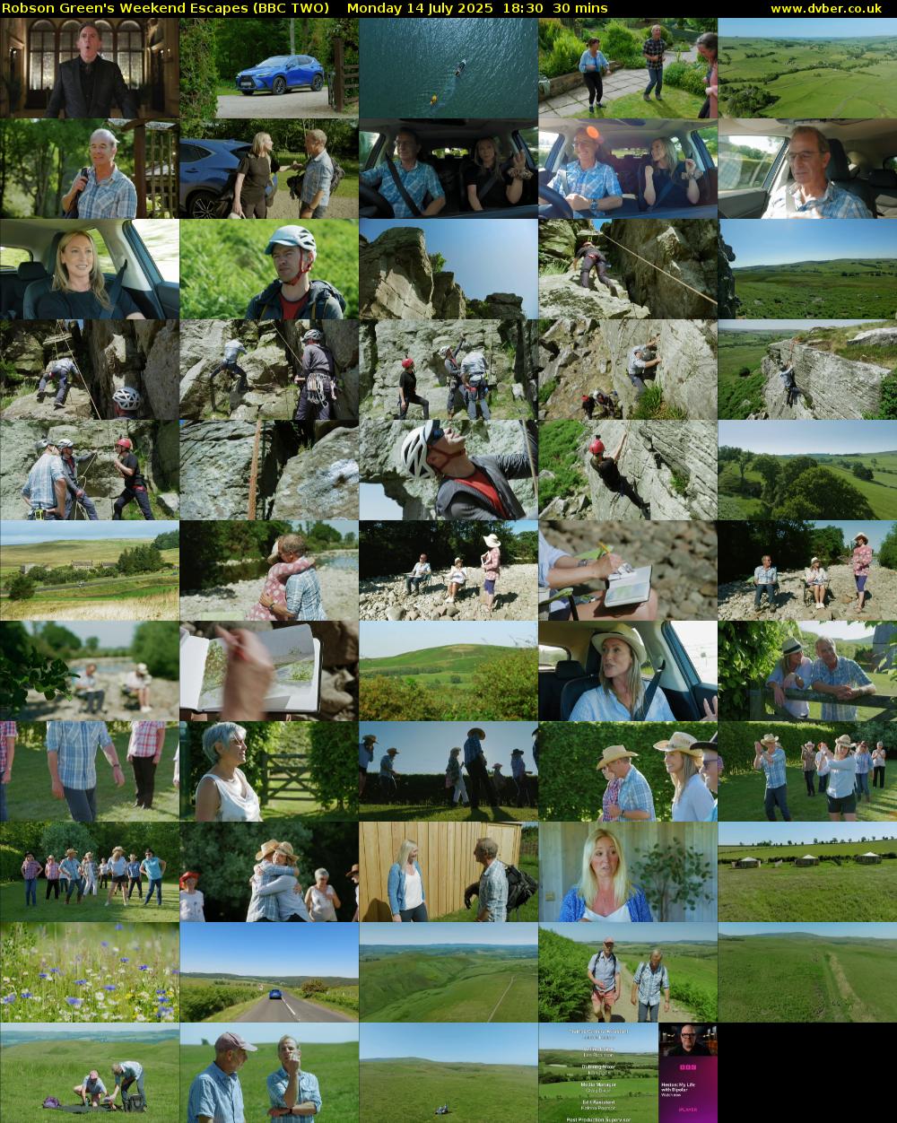 Robson Green's Weekend Escapes (BBC TWO) Monday 14 July 2025 18:30 - 19:00