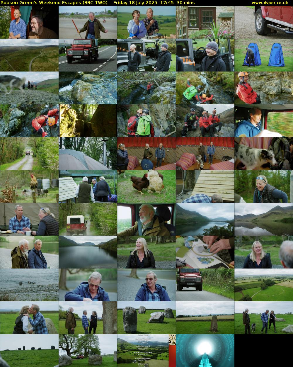 Robson Green's Weekend Escapes (BBC TWO) Friday 18 July 2025 17:45 - 18:15