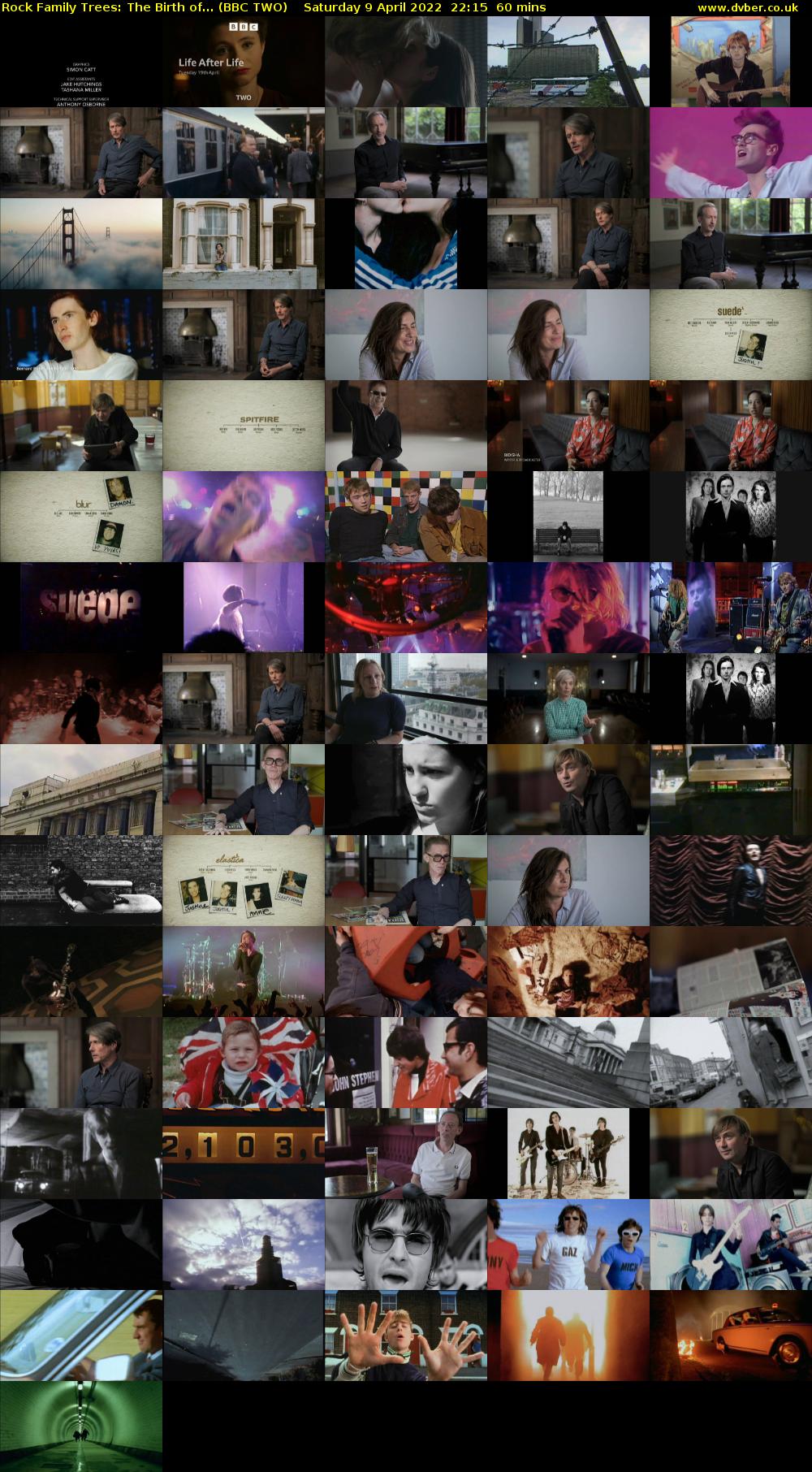 Rock Family Trees: The Birth of... (BBC TWO) Saturday 9 April 2022 22:15 - 23:15