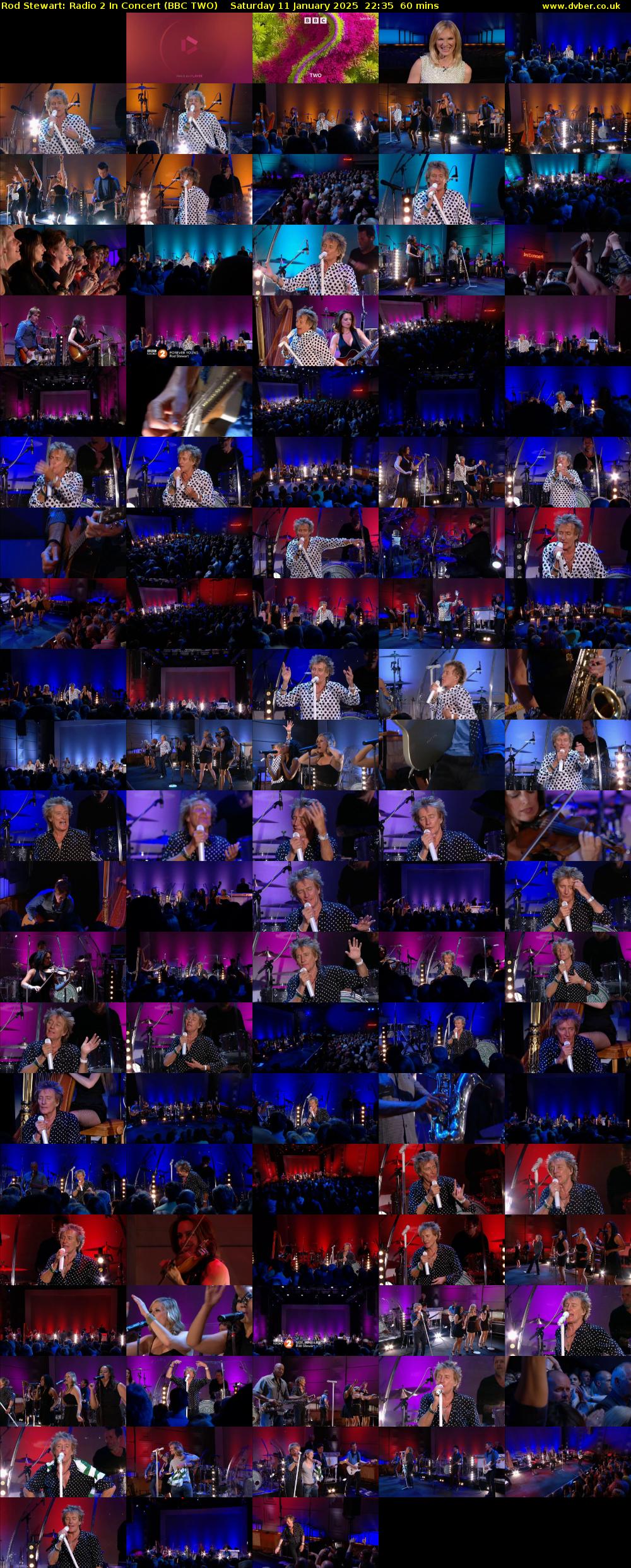 Rod Stewart: Radio 2 In Concert (BBC TWO) Saturday 11 January 2025 22:35 - 23:35