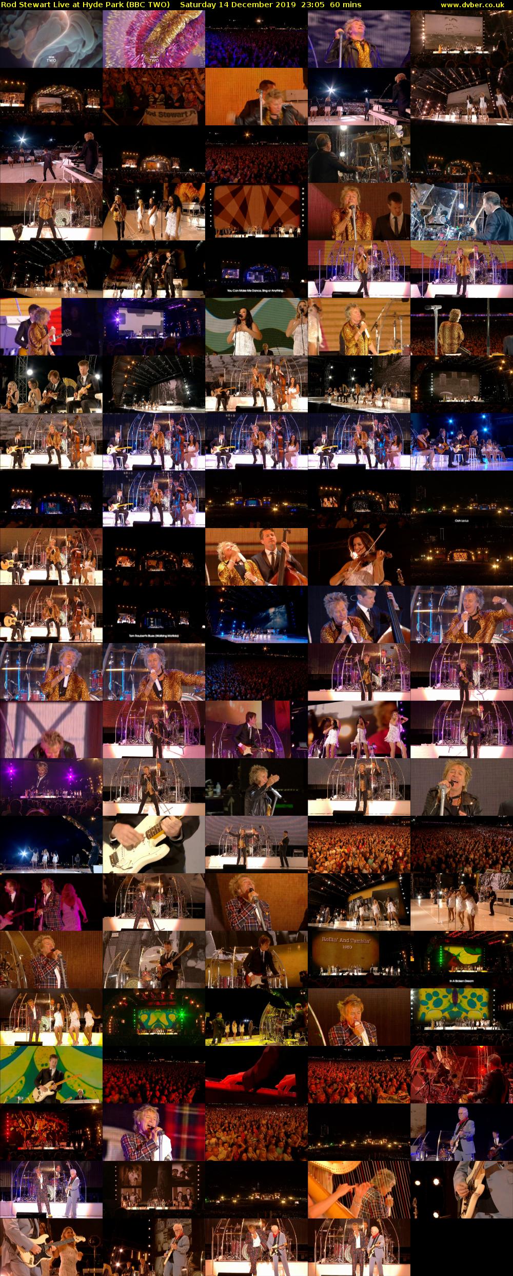 Rod Stewart Live at Hyde Park (BBC TWO) Saturday 14 December 2019 23:05 - 00:05