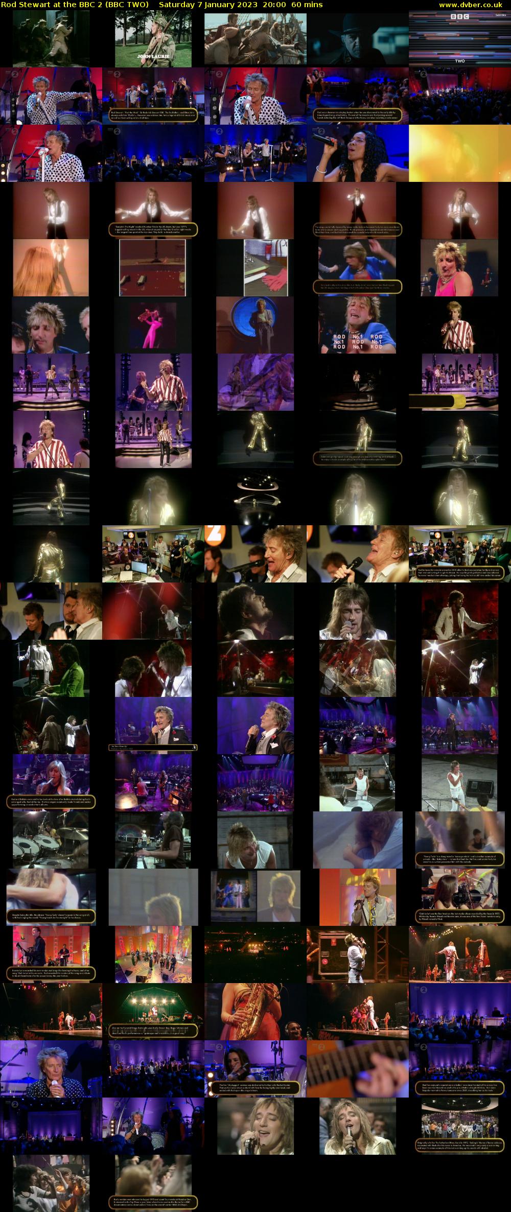 Rod Stewart at the BBC 2 (BBC TWO) Saturday 7 January 2023 20:00 - 21:00