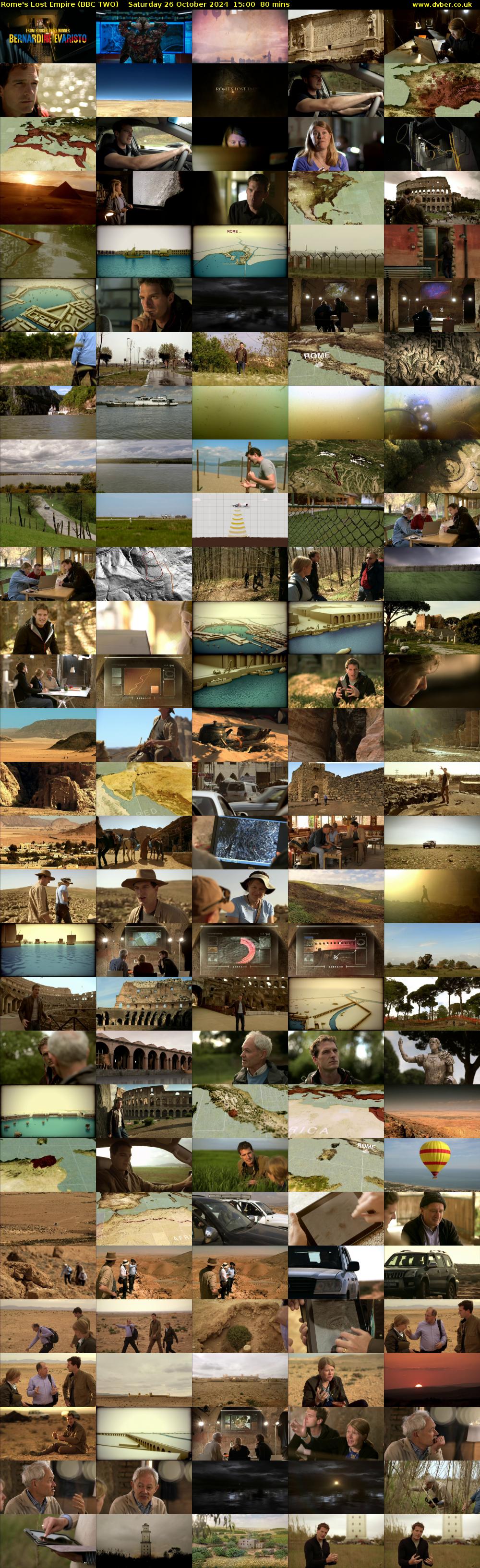 Rome's Lost Empire (BBC TWO) Saturday 26 October 2024 15:00 - 16:20