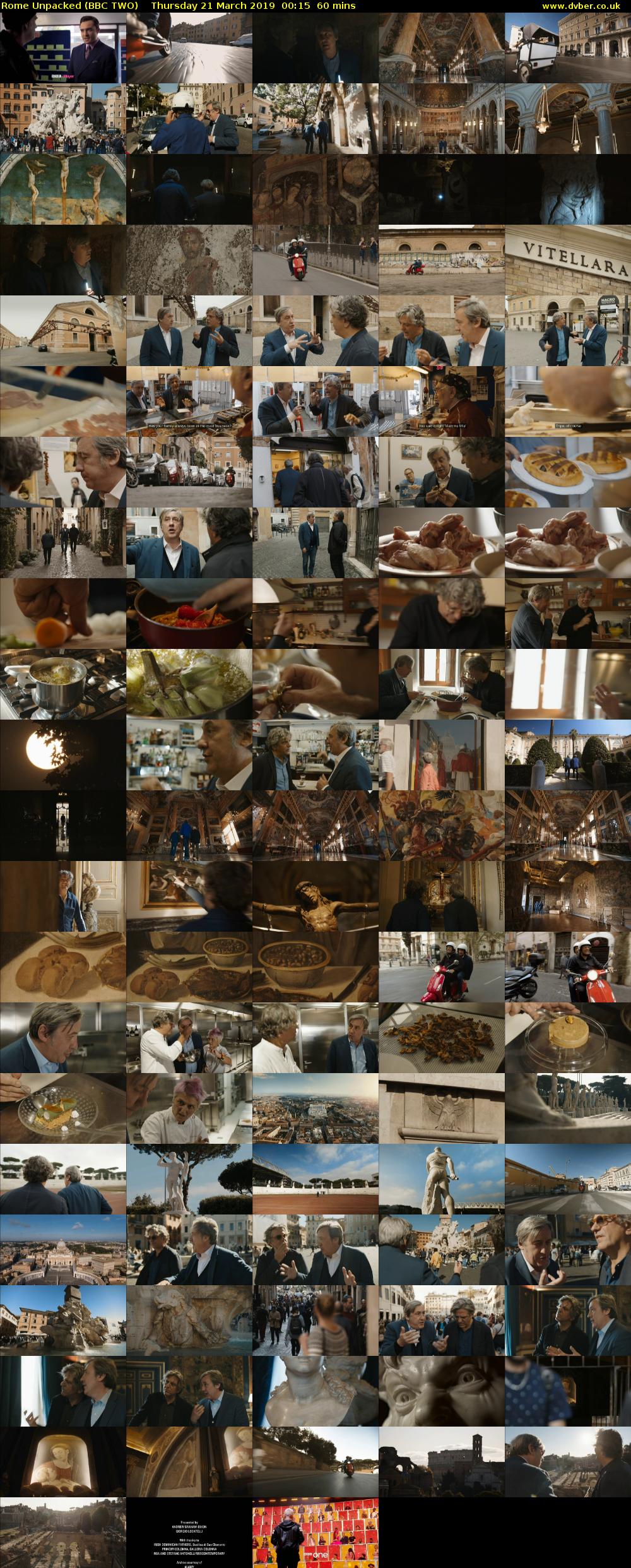 Rome Unpacked (BBC TWO) Thursday 21 March 2019 00:15 - 01:15