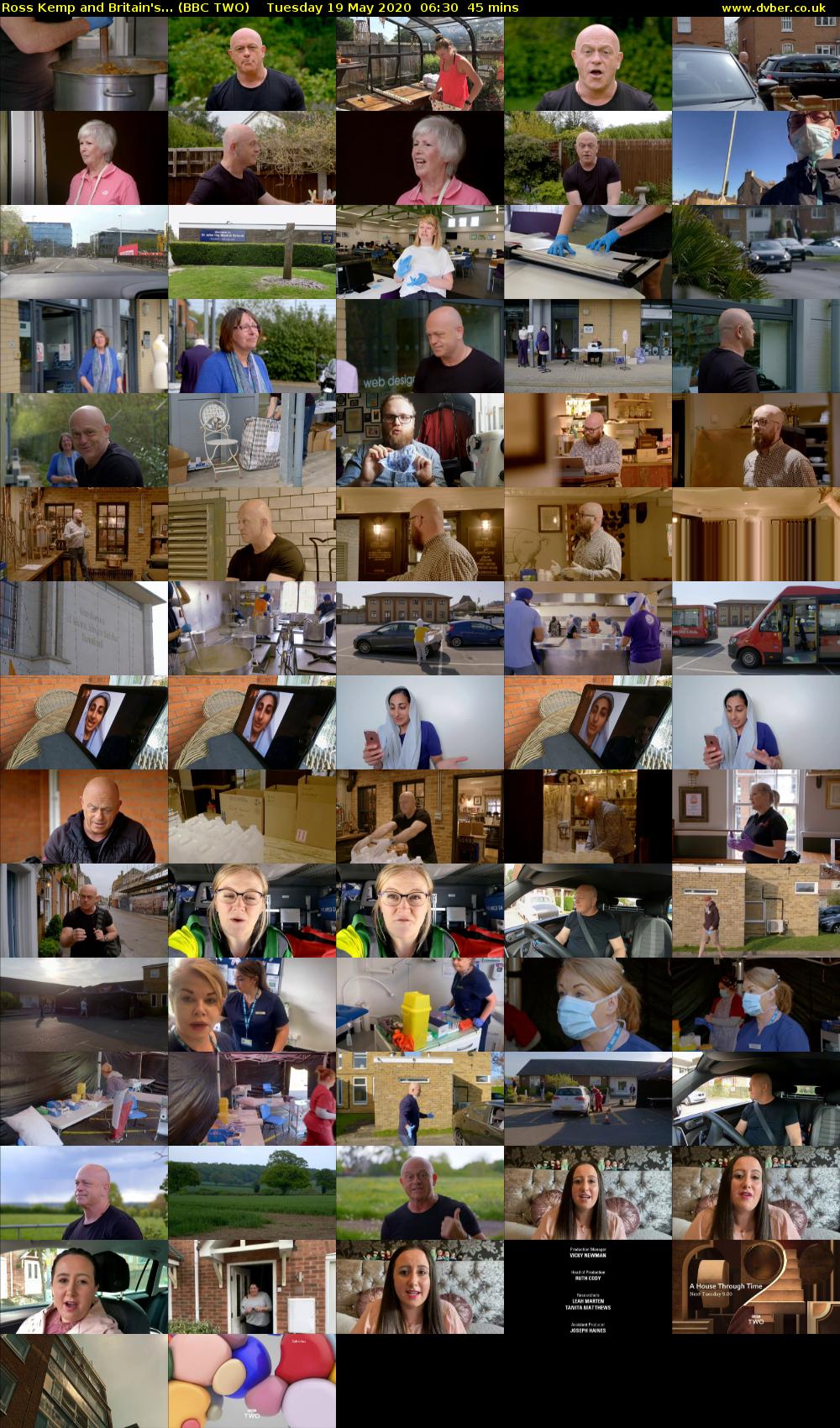 Ross Kemp and Britain's... (BBC TWO) Tuesday 19 May 2020 06:30 - 07:15