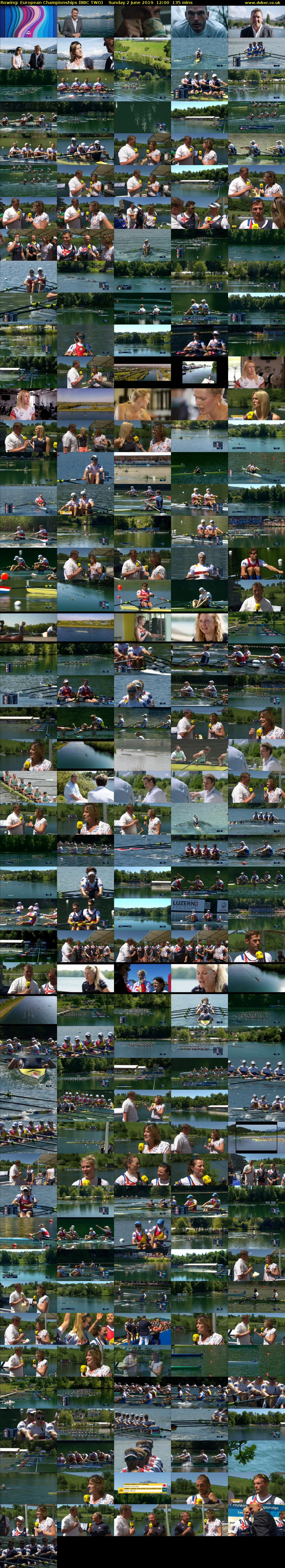 Rowing: European Championships (BBC TWO) Sunday 2 June 2019 12:00 - 14:15
