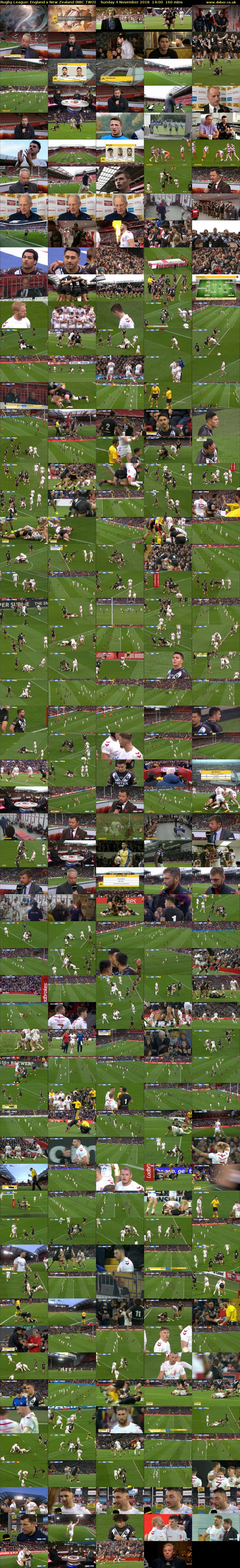 Rugby League: England v New Zealand (BBC TWO) Sunday 4 November 2018 14:00 - 16:40
