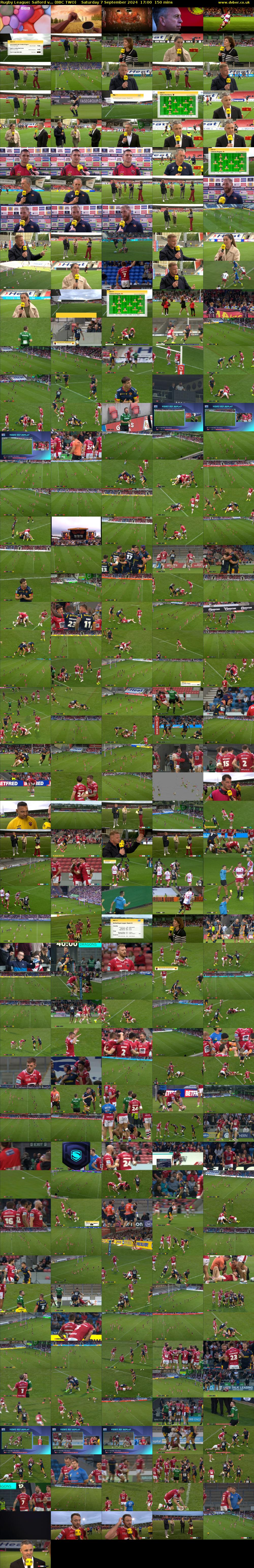 Rugby League: Salford v... (BBC TWO) Saturday 7 September 2024 17:00 - 19:30