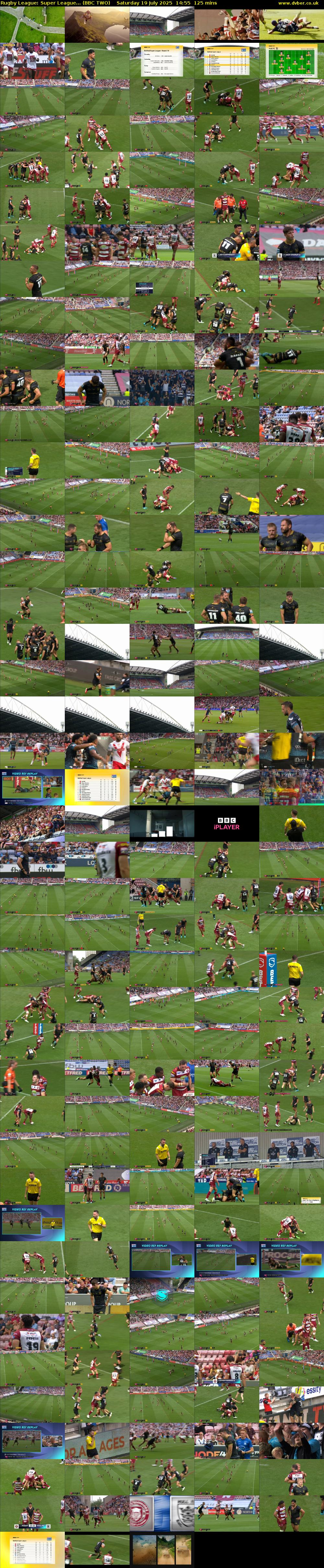 Rugby League: Super League... (BBC TWO) Saturday 19 July 2025 14:55 - 17:00
