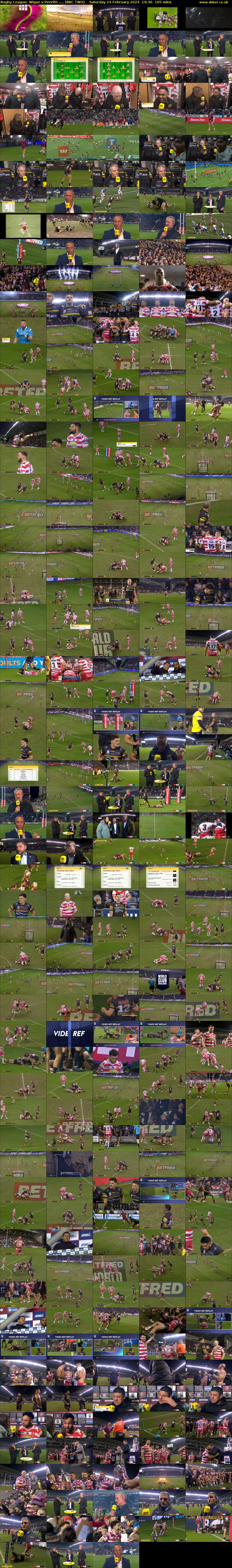 Rugby League: Wigan v Penrith -... (BBC TWO) Saturday 24 February 2024 19:30 - 22:15