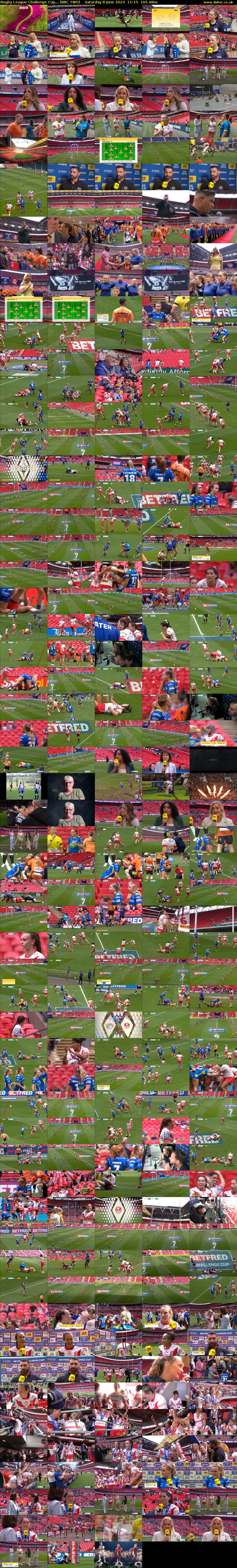 Rugby League Challenge Cup... (BBC TWO) Saturday 8 June 2024 11:15 - 14:00