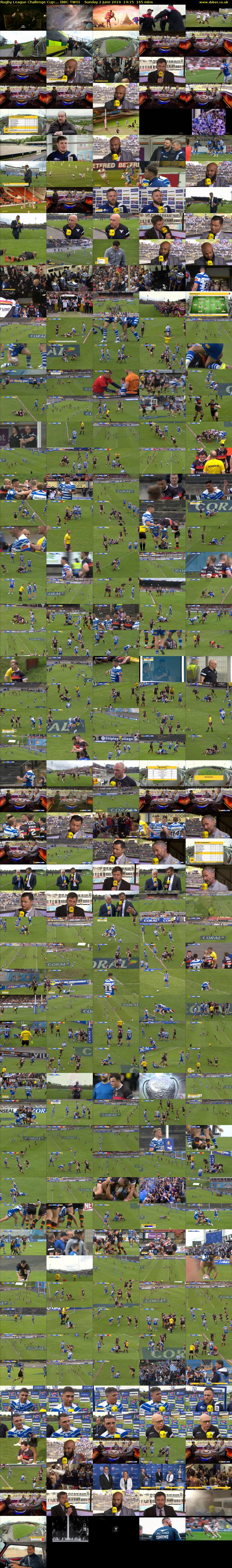 Rugby League Challenge Cup:... (BBC TWO) Sunday 2 June 2019 14:15 - 17:00