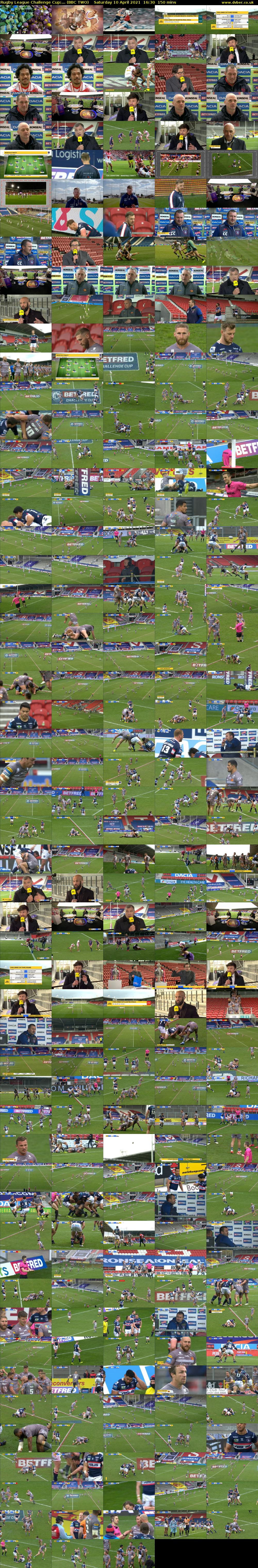 Rugby League Challenge Cup:... (BBC TWO) Saturday 10 April 2021 16:30 - 19:00
