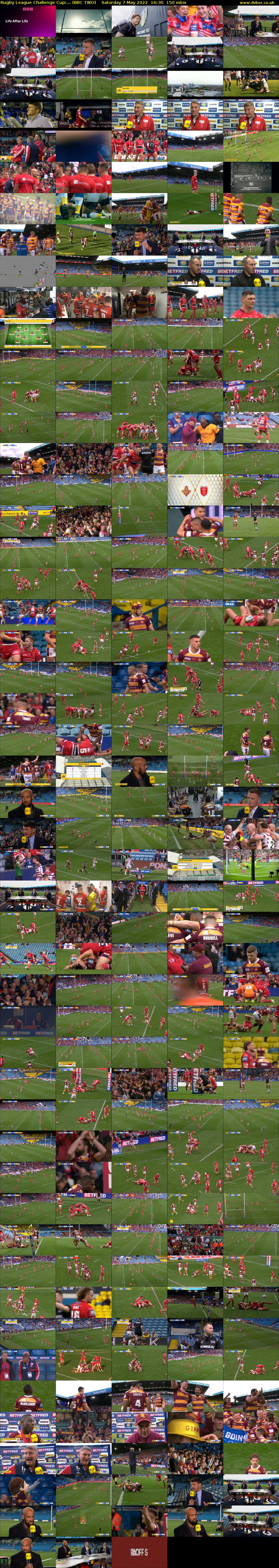 Rugby League Challenge Cup:... (BBC TWO) Saturday 7 May 2022 16:30 - 19:00