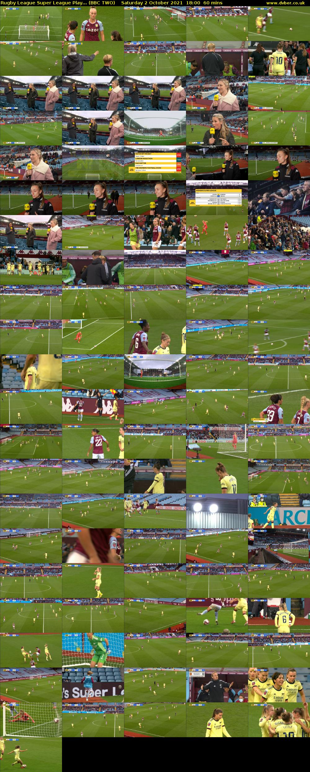 Rugby League Super League Play... (BBC TWO) Saturday 2 October 2021 18:00 - 19:00