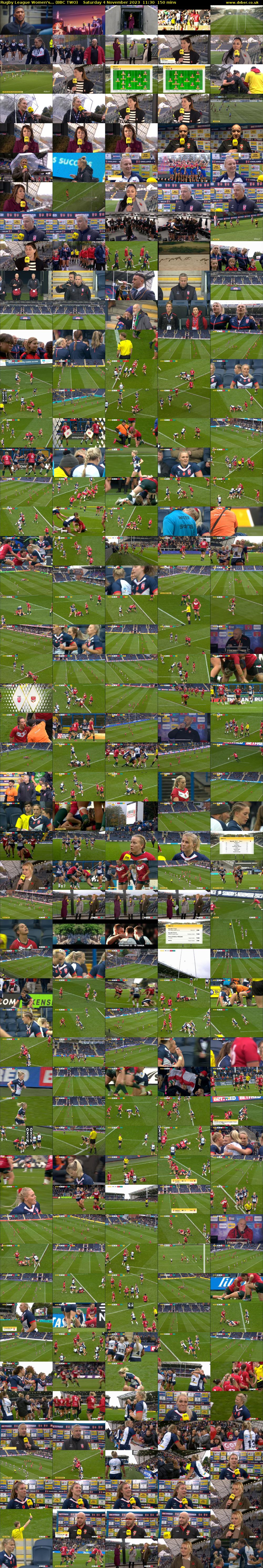 Rugby League Women's... (BBC TWO) Saturday 4 November 2023 11:30 - 14:00