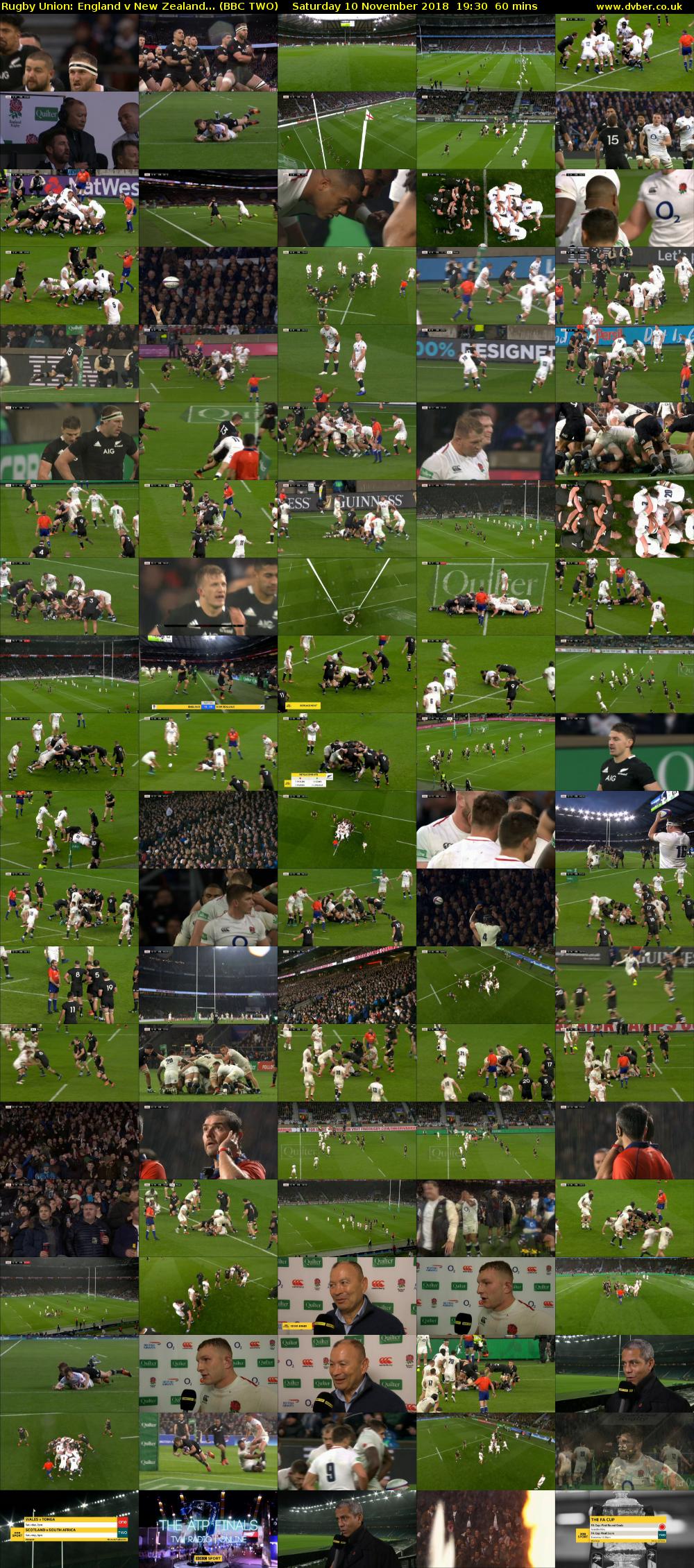 Rugby Union: England v New Zealand... (BBC TWO) Saturday 10 November 2018 19:30 - 20:30