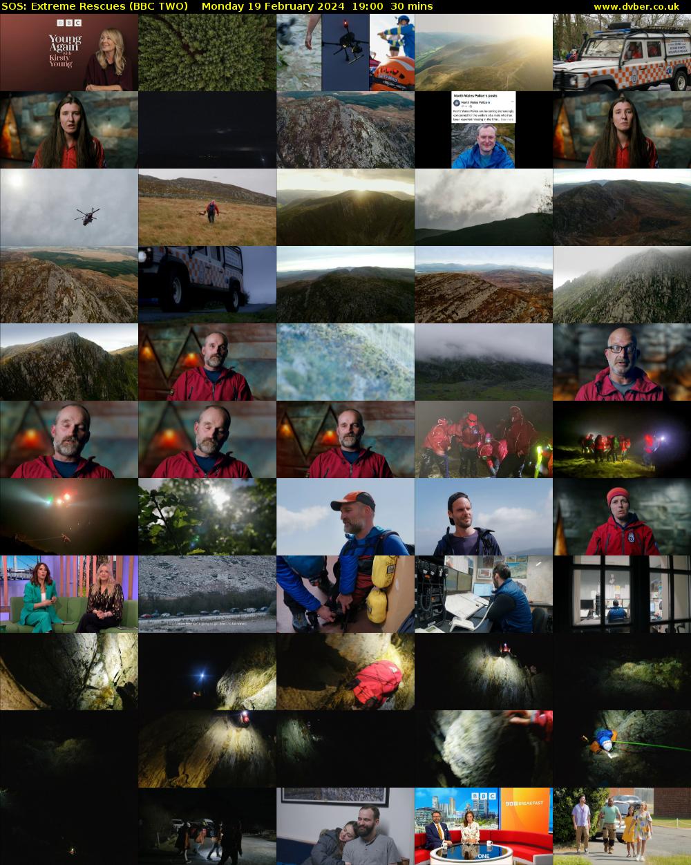 SOS: Extreme Rescues (BBC TWO) Monday 19 February 2024 19:00 - 19:30