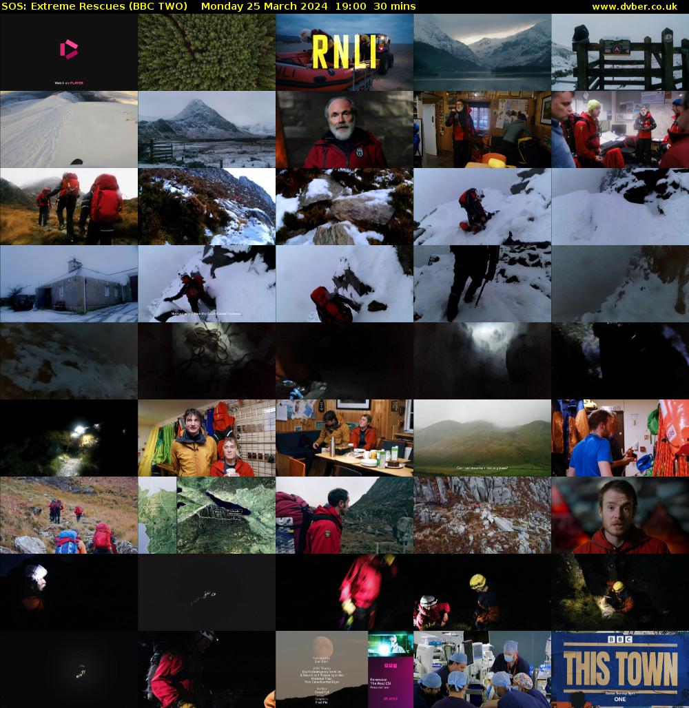 SOS: Extreme Rescues (BBC TWO) Monday 25 March 2024 19:00 - 19:30