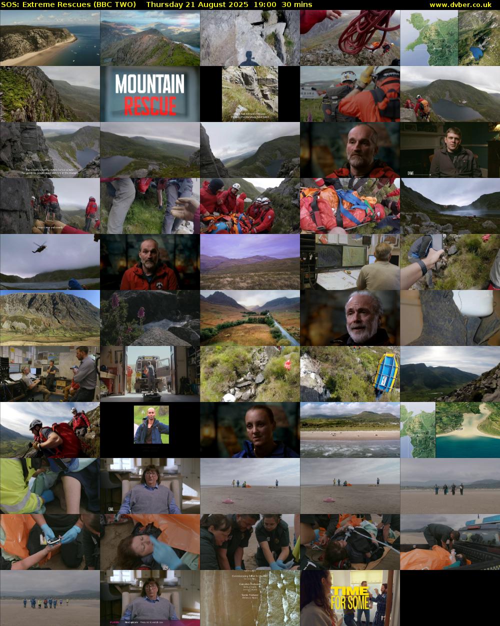 SOS: Extreme Rescues (BBC TWO) Thursday 21 August 2025 19:00 - 19:30