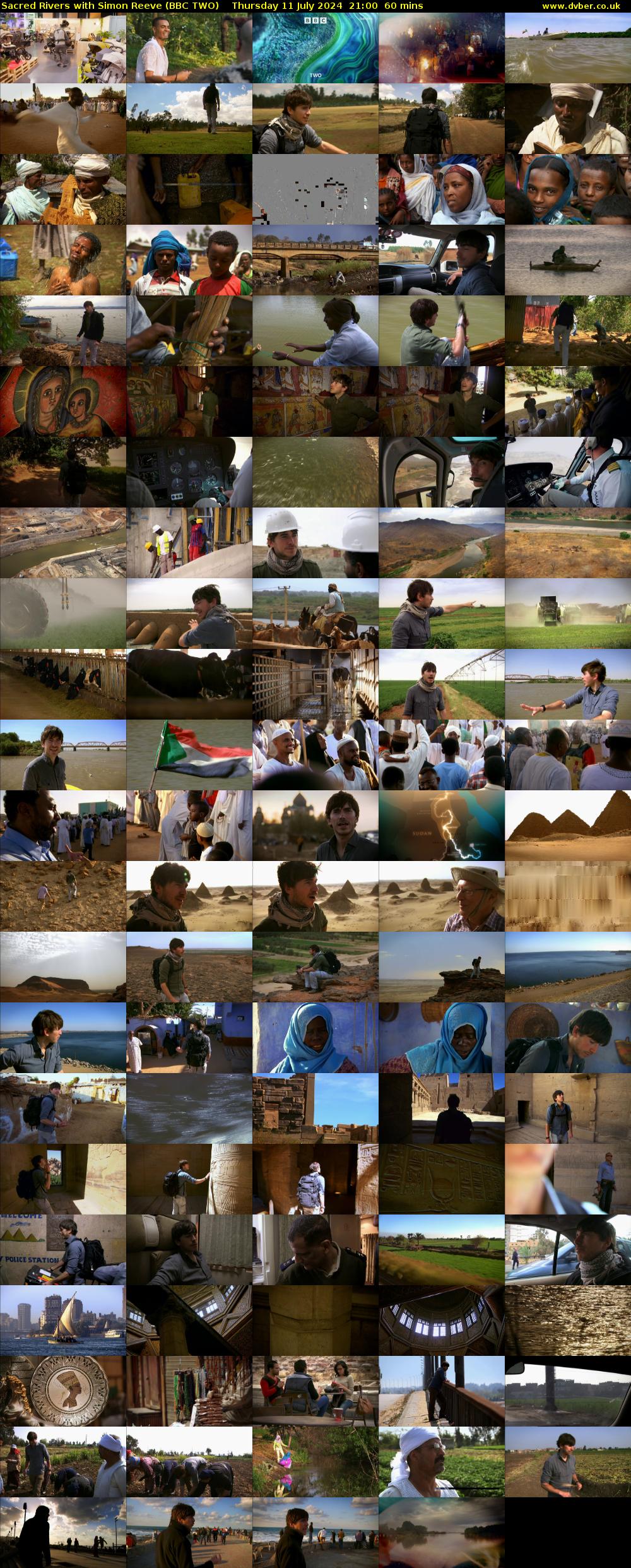 Sacred Rivers with Simon Reeve (BBC TWO) Thursday 11 July 2024 21:00 - 22:00