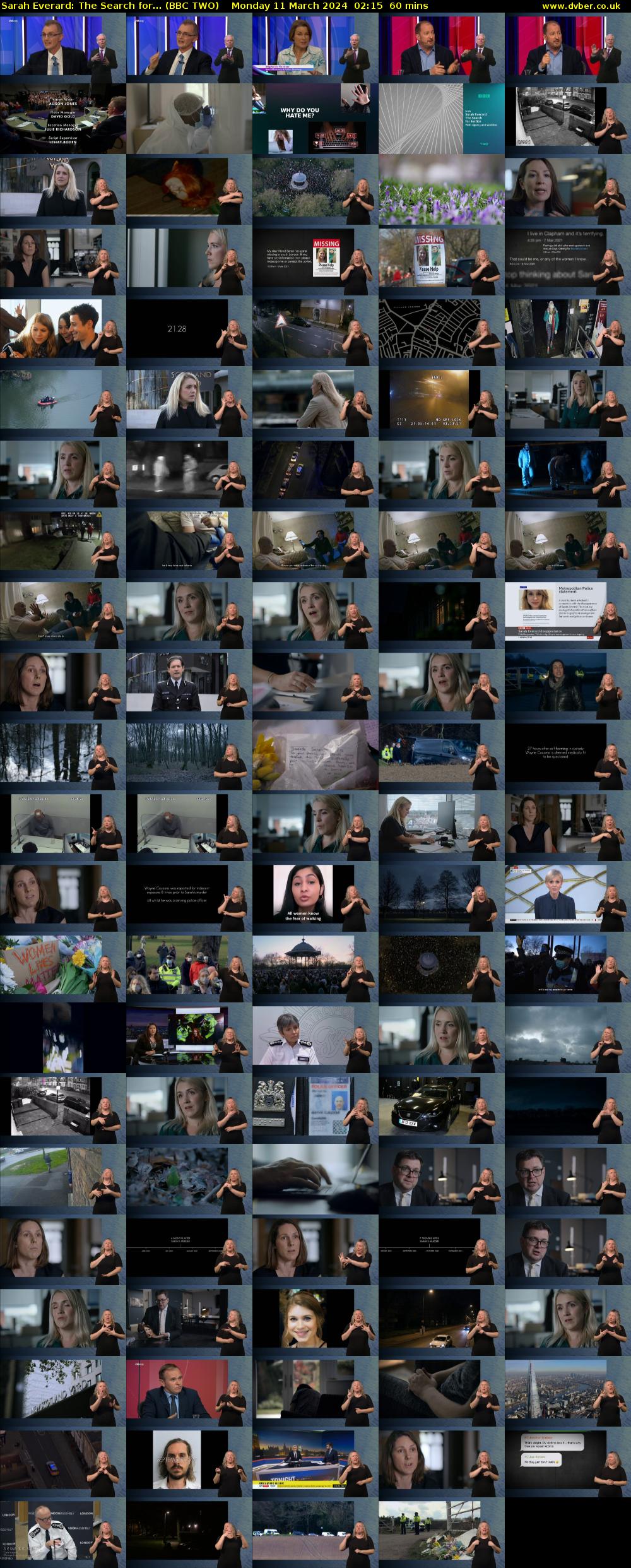 Sarah Everard: The Search for... (BBC TWO) Monday 11 March 2024 02:15 - 03:15