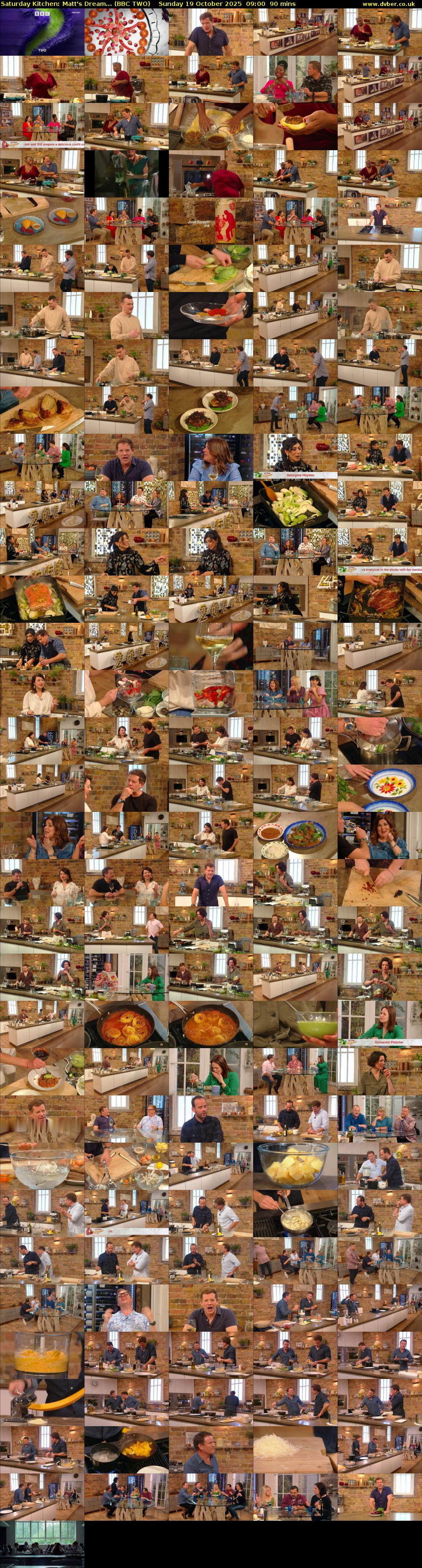 Saturday Kitchen: Matt's Dream... (BBC TWO) Sunday 19 October 2025 09:00 - 10:30