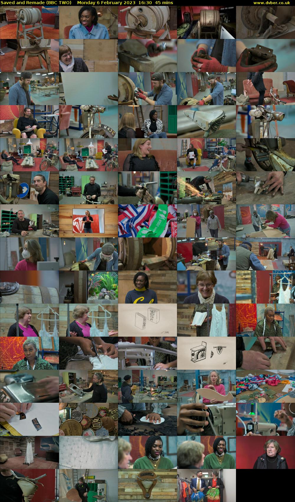 Saved and Remade (BBC TWO) Monday 6 February 2023 16:30 - 17:15