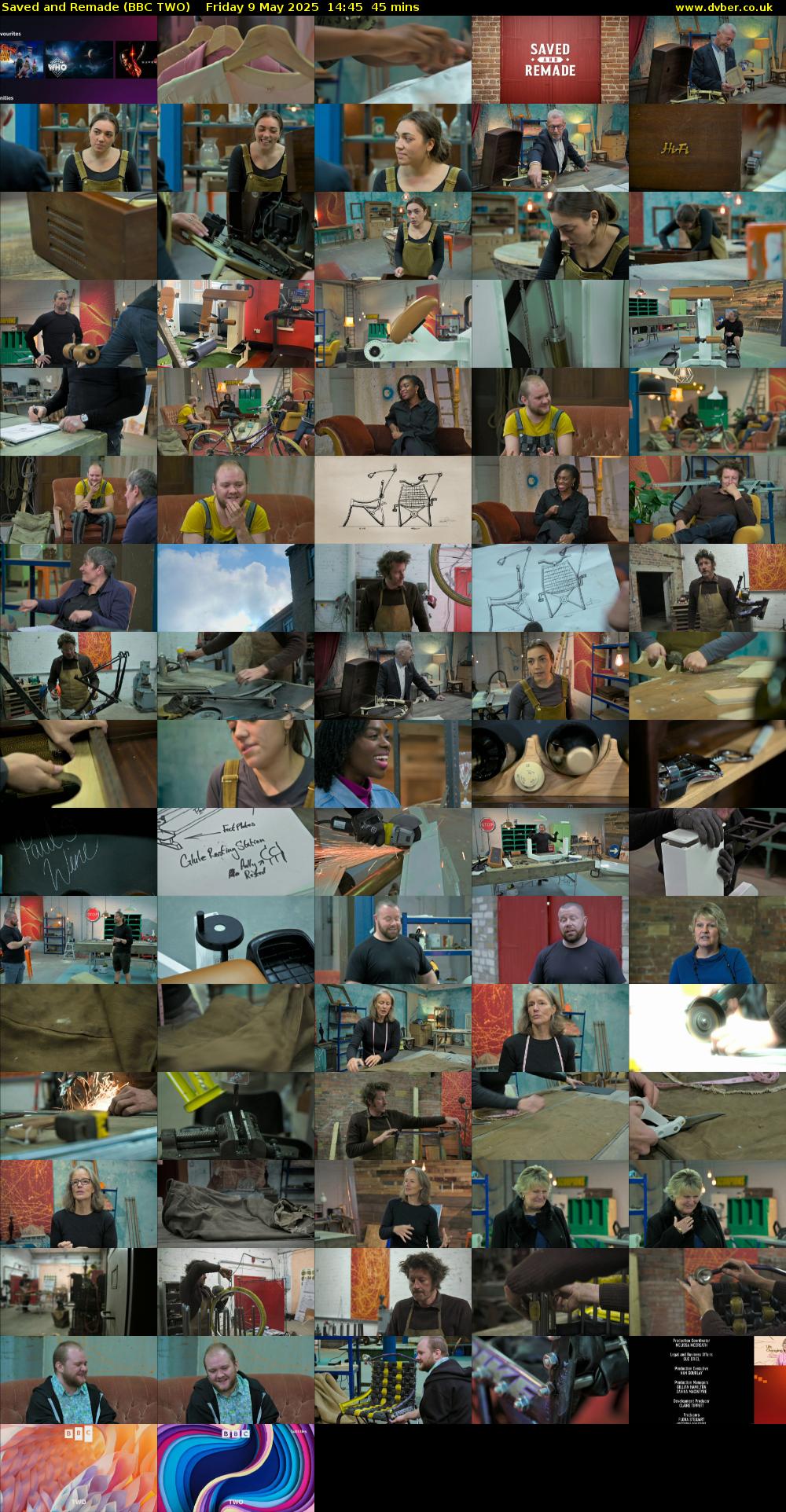 Saved and Remade (BBC TWO) Friday 9 May 2025 14:45 - 15:30