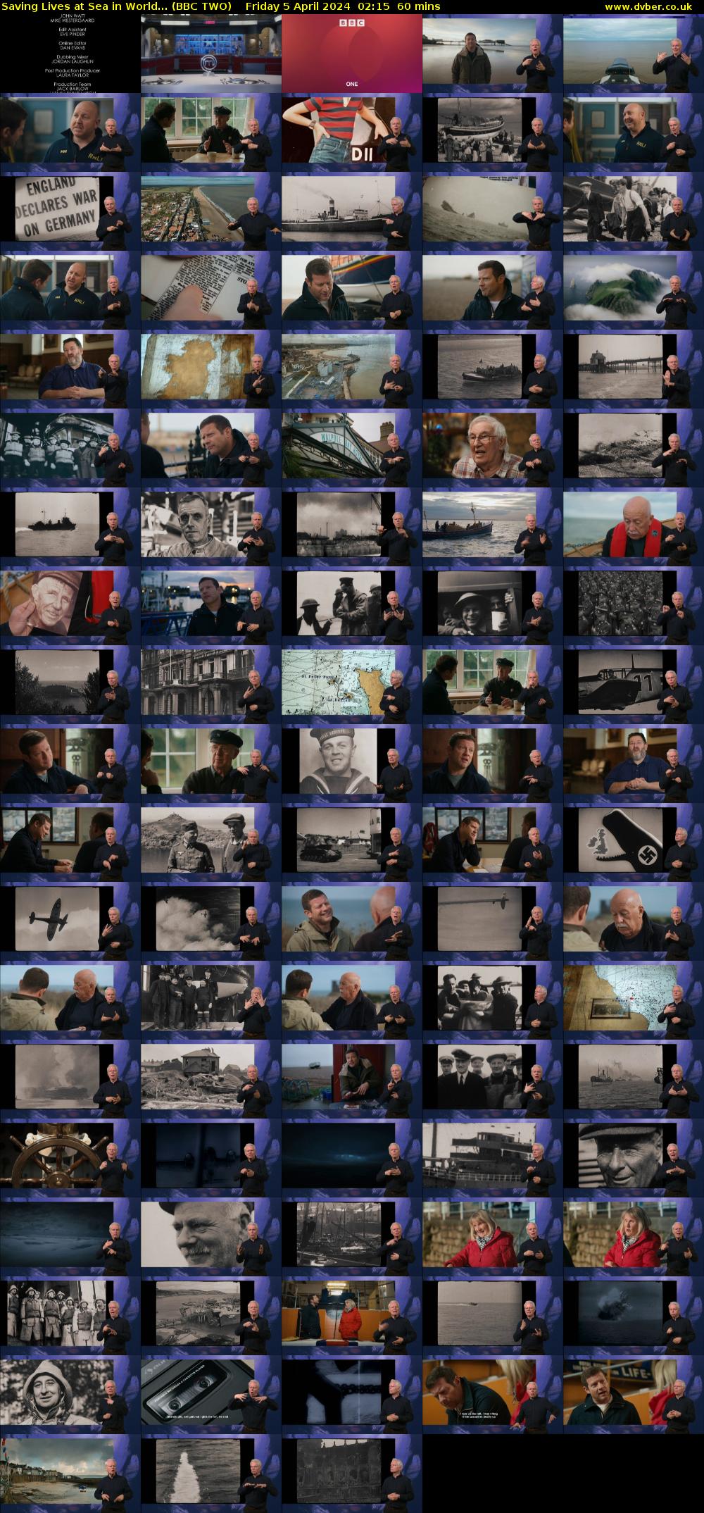 Saving Lives at Sea in World... (BBC TWO) Friday 5 April 2024 02:15 - 03:15