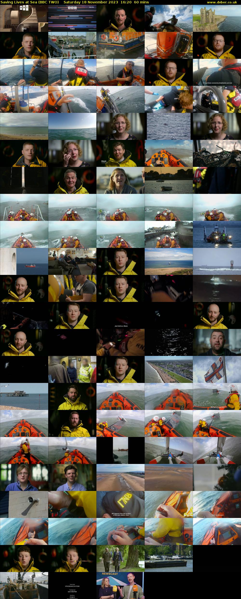 Saving Lives at Sea (BBC TWO) Saturday 18 November 2023 16:20 - 17:20