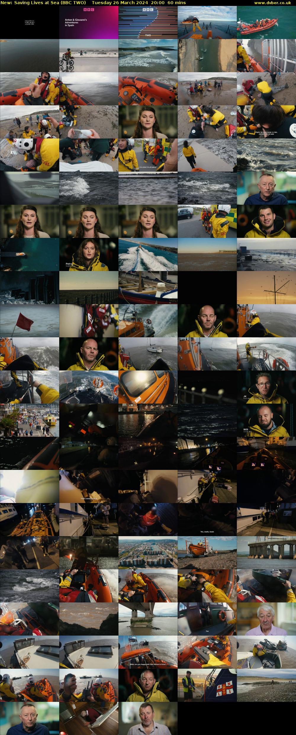 Saving Lives at Sea (BBC TWO) Tuesday 26 March 2024 20:00 - 21:00