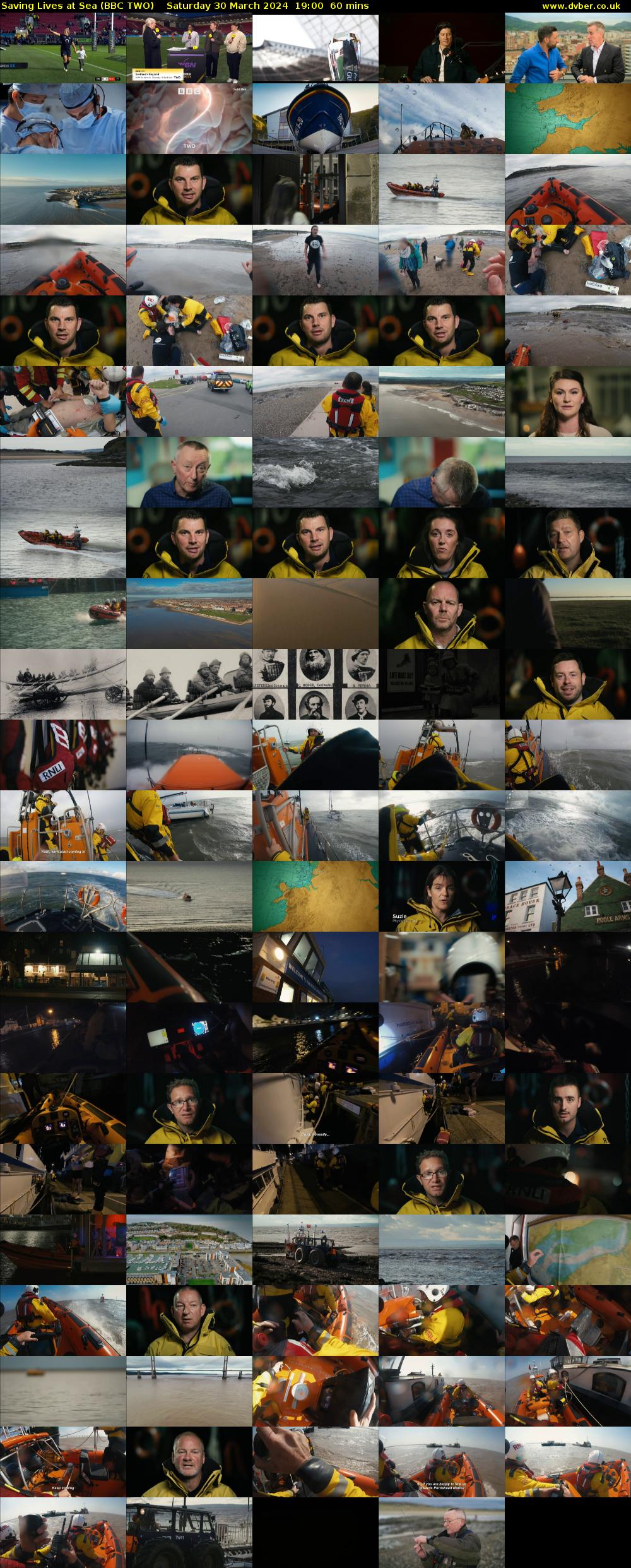 Saving Lives at Sea (BBC TWO) Saturday 30 March 2024 19:00 - 20:00