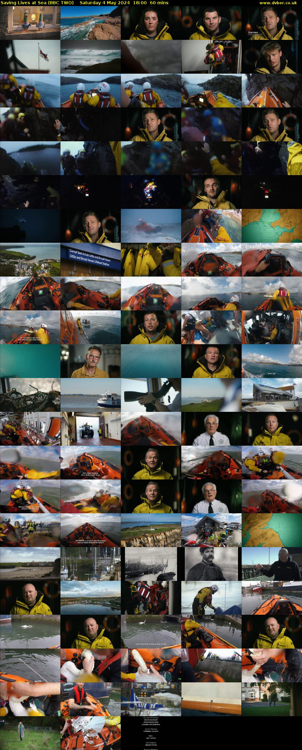 Saving Lives at Sea (BBC TWO) Saturday 4 May 2024 18:00 - 19:00