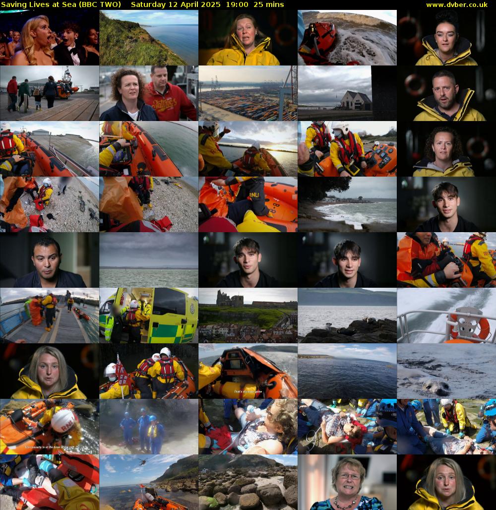 Saving Lives at Sea (BBC TWO) Saturday 12 April 2025 19:00 - 19:25