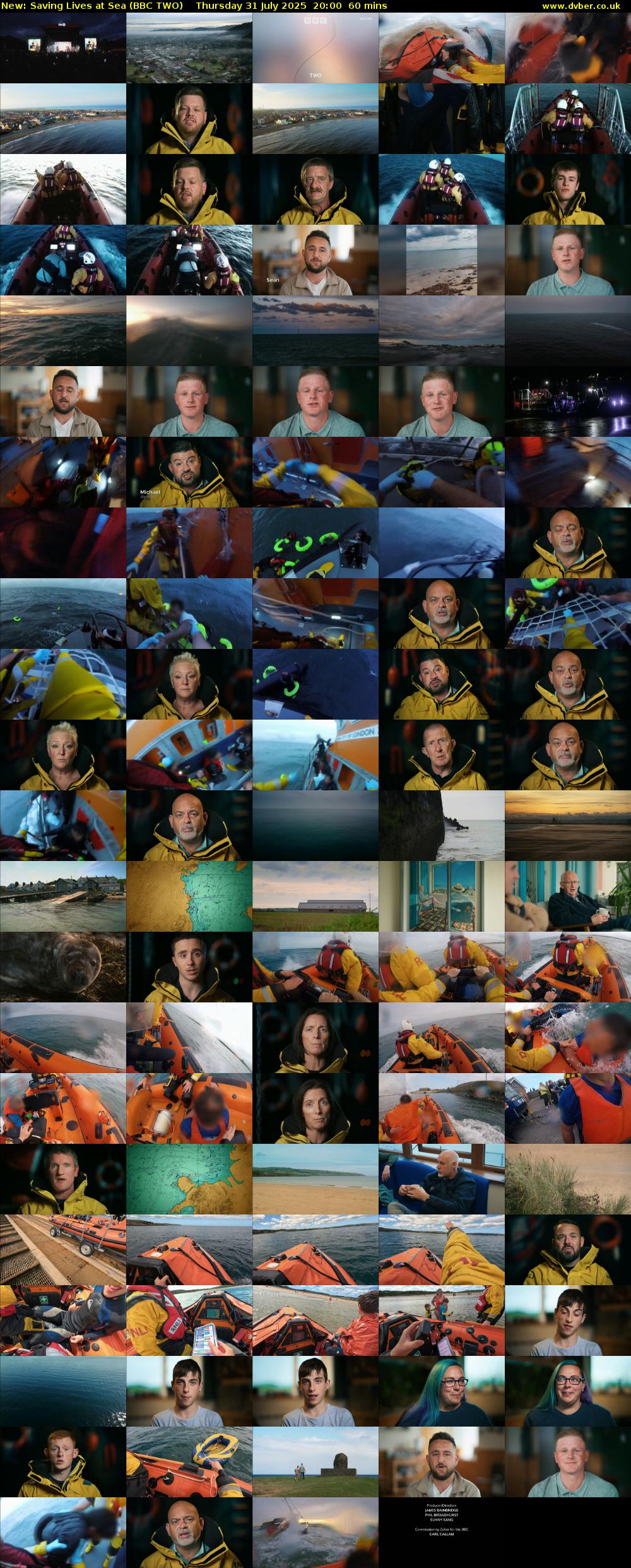 Saving Lives at Sea (BBC TWO) Thursday 31 July 2025 20:00 - 21:00