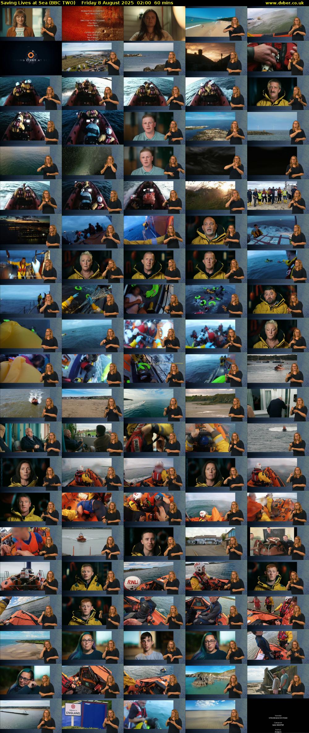 Saving Lives at Sea (BBC TWO) Friday 8 August 2025 02:00 - 03:00