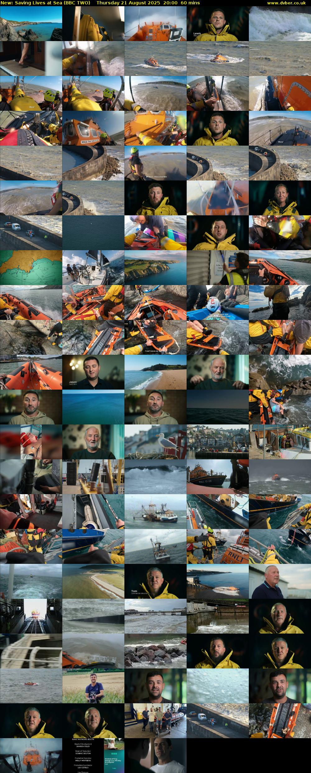 Saving Lives at Sea (BBC TWO) Thursday 21 August 2025 20:00 - 21:00