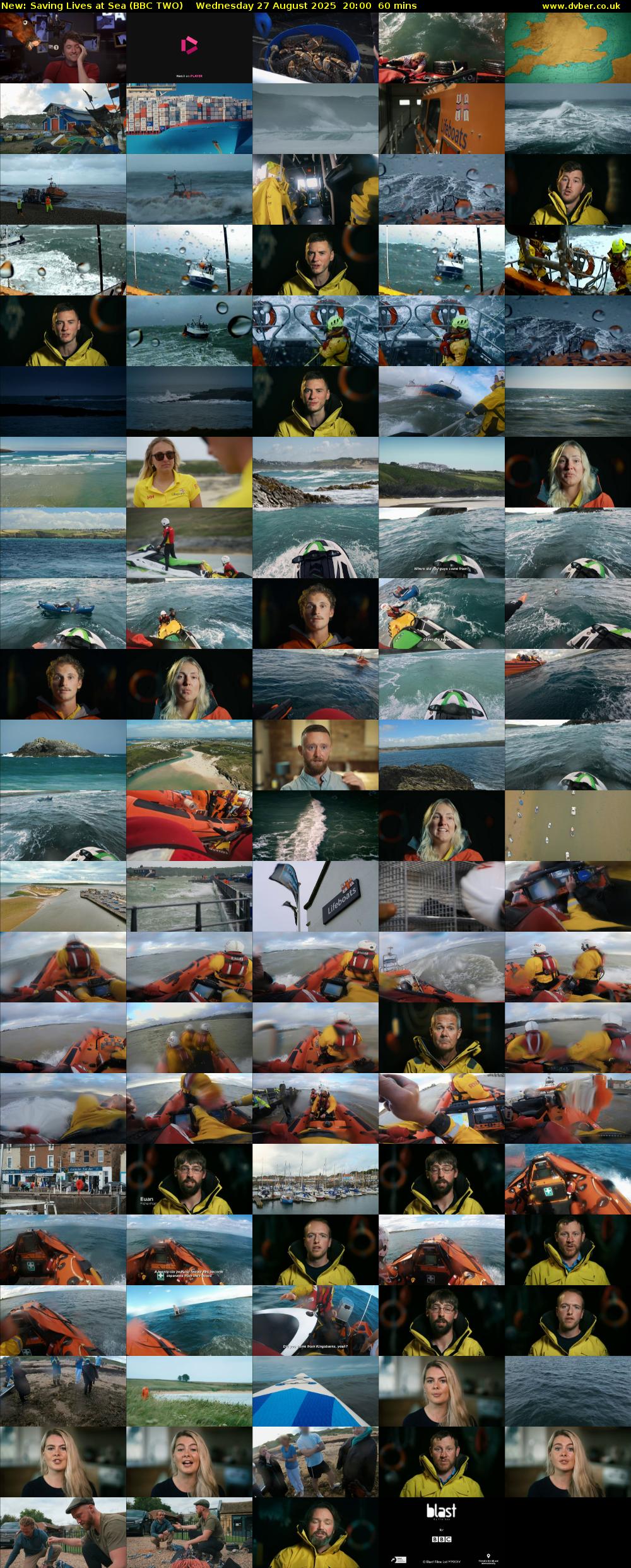 Saving Lives at Sea (BBC TWO) Wednesday 27 August 2025 20:00 - 21:00
