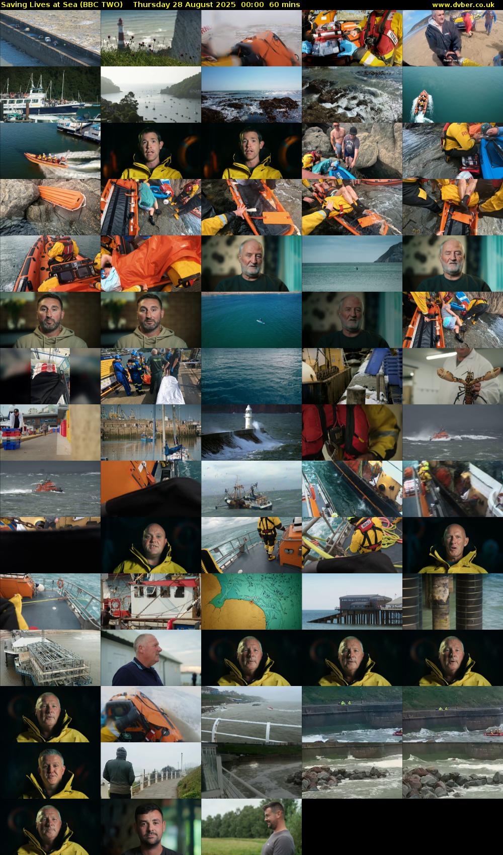 Saving Lives at Sea (BBC TWO) Thursday 28 August 2025 00:00 - 01:00