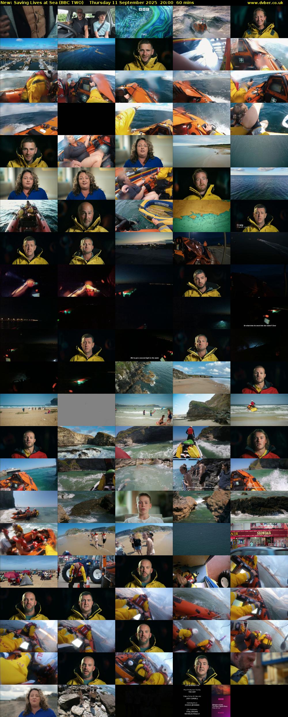 Saving Lives at Sea (BBC TWO) Thursday 11 September 2025 20:00 - 21:00