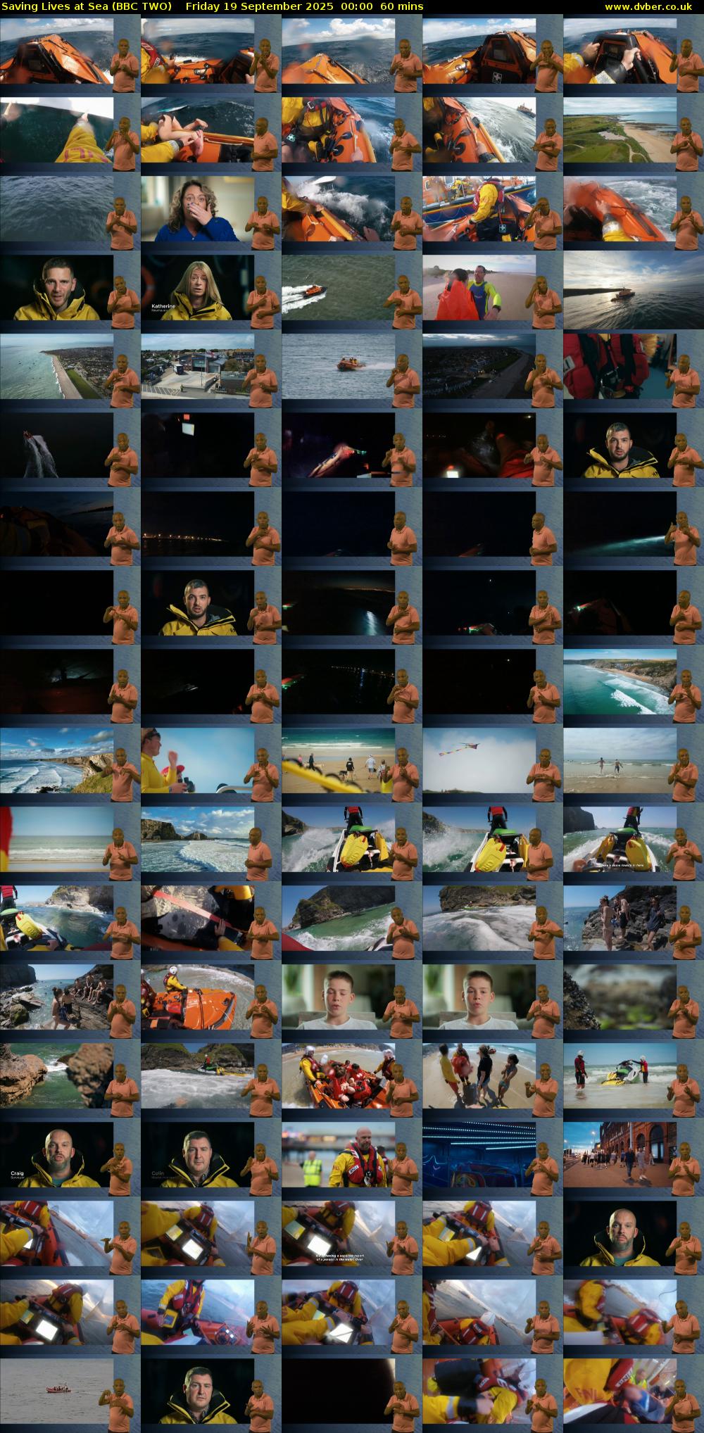Saving Lives at Sea (BBC TWO) Friday 19 September 2025 00:00 - 01:00