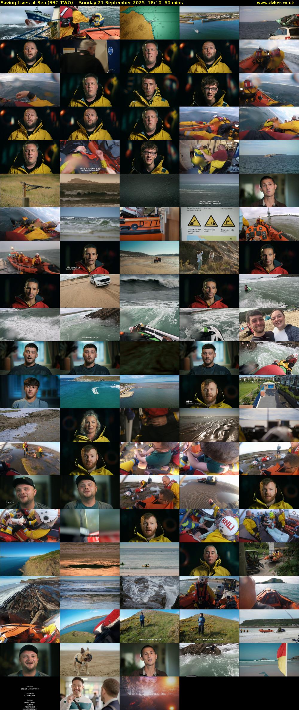 Saving Lives at Sea (BBC TWO) Sunday 21 September 2025 18:10 - 19:10