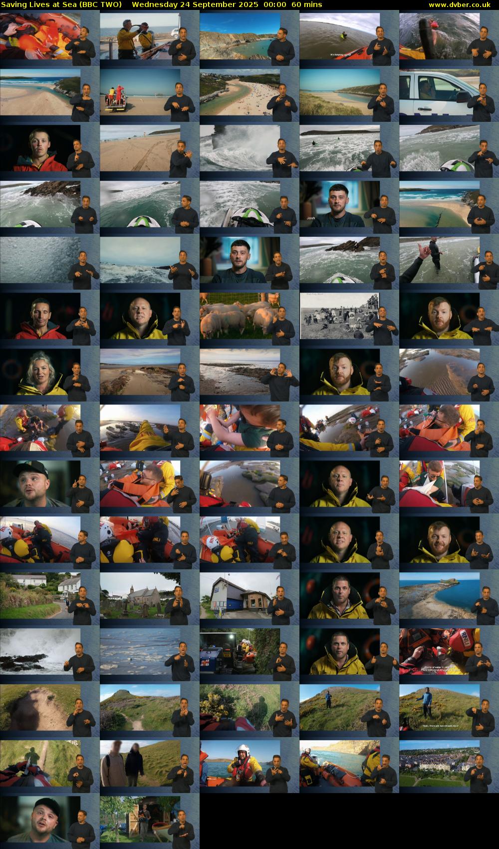 Saving Lives at Sea (BBC TWO) Wednesday 24 September 2025 00:00 - 01:00