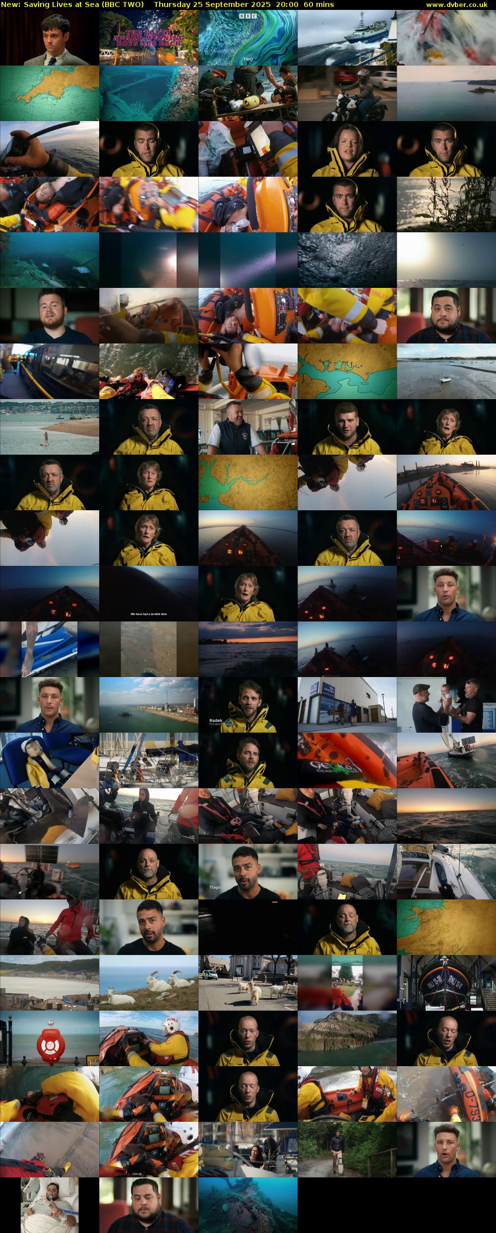 Saving Lives at Sea (BBC TWO) Thursday 25 September 2025 20:00 - 21:00