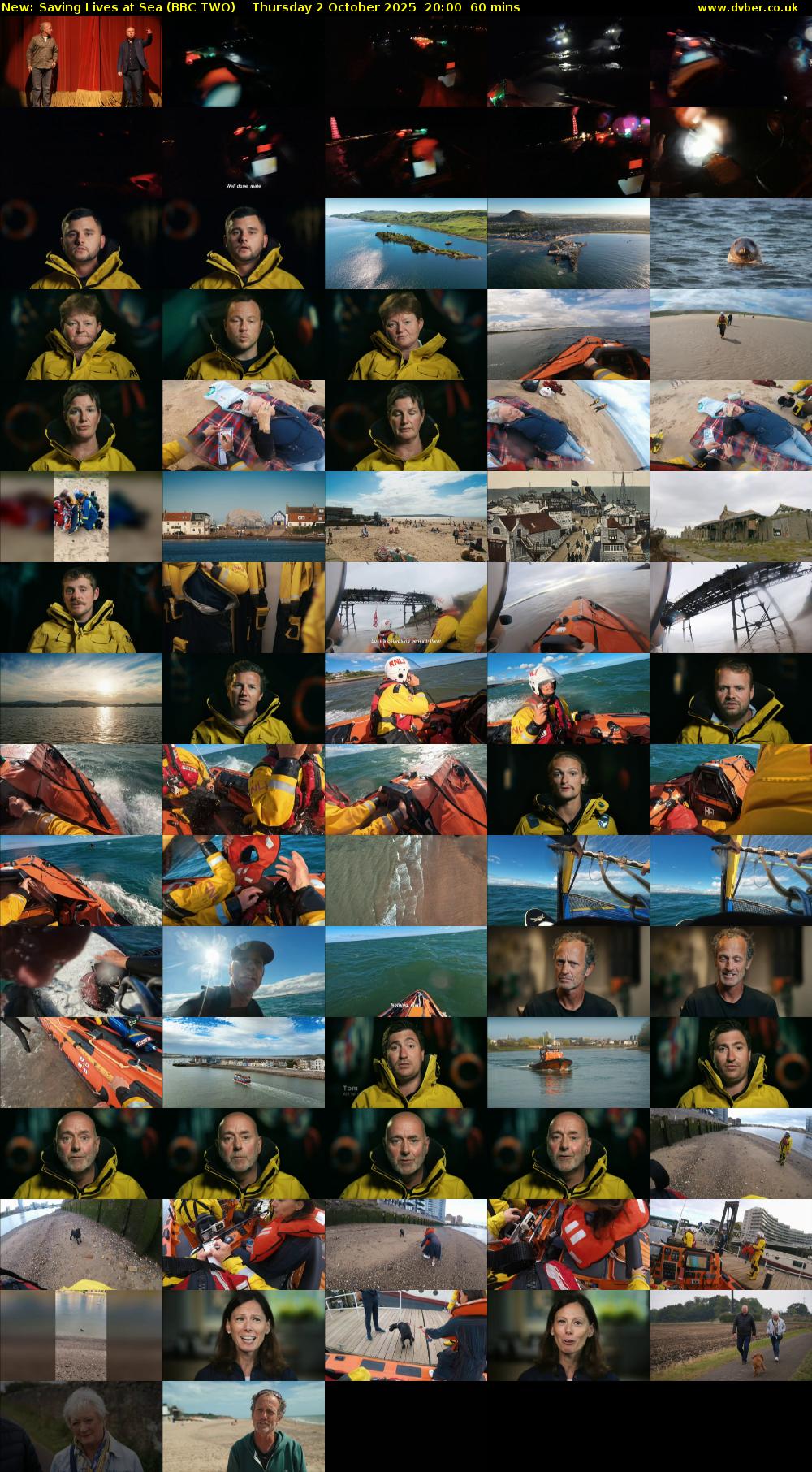 Saving Lives at Sea (BBC TWO) Thursday 2 October 2025 20:00 - 21:00