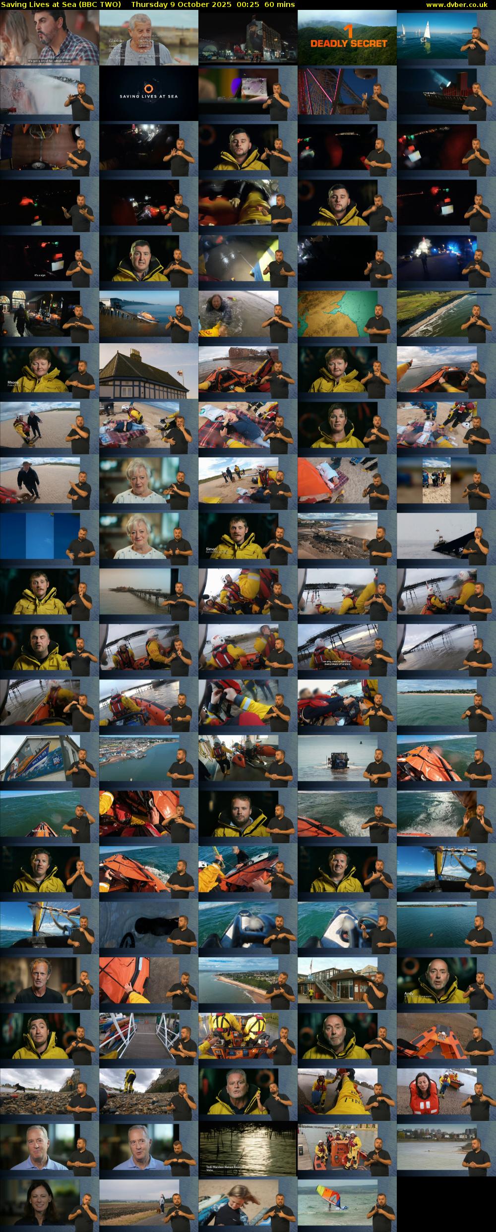 Saving Lives at Sea (BBC TWO) Thursday 9 October 2025 00:25 - 01:25